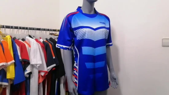 Изготовленная на заказ полиэстеровая форма Лиги регби, сенсорная футбольная форма, клубная форма для регби, одежда